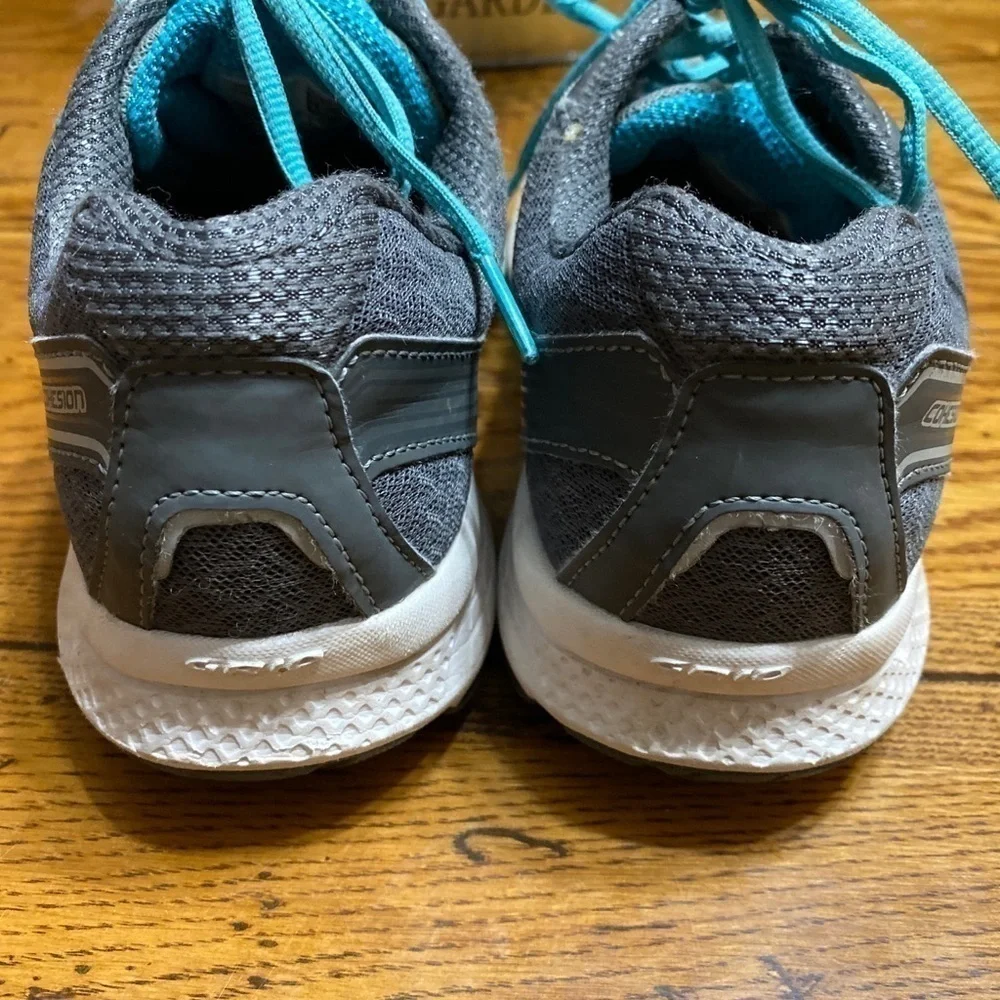 𝅺saucony Grid Cohesion SZ-9.5 Shoes Grey/Teal/White